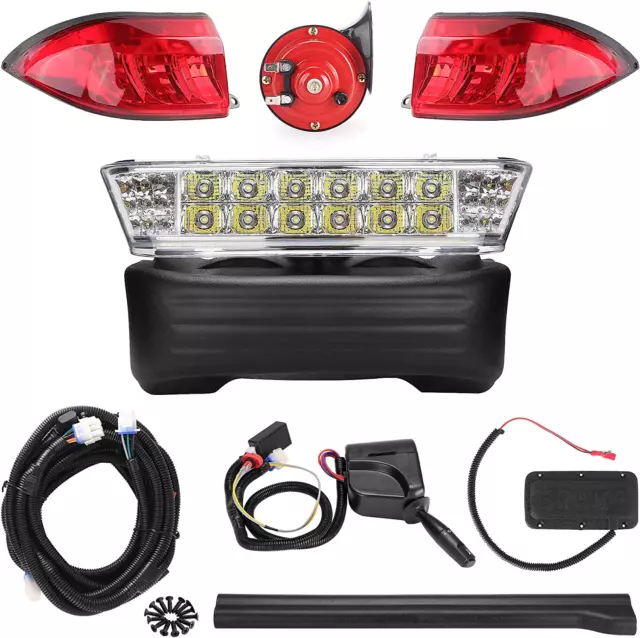 Deluxe Golf Cart Light Kit for Club Car Precedent 2004-Up, with Headlight Tailli