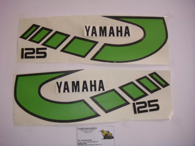 Ty 125  Yamaha  Emblèmes Compatible