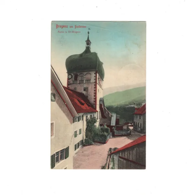 AK Ansichtskarte Bregenz am Bodensee / Partie in Alt-Bregenz - 1910