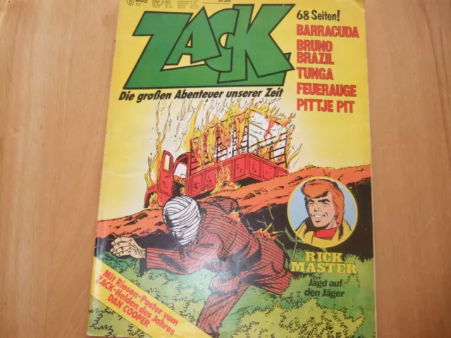 ZACK Nr. 6 von 1977 mit DAN COOPER Poster