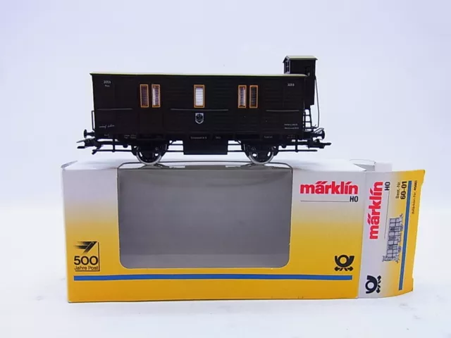 LOT 53752 | Sehr schöner Märklin H0 60-01 (4500) Bahnpostwagen 3059 in OVP