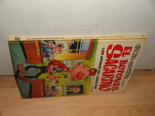 El Botones Sacarino "Los Apuros Del Director" Comic Nª 3 De 1971 En Buen Estado 3