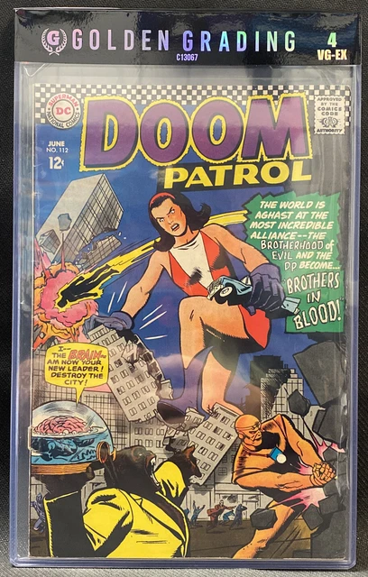 DC Comics Doom Patrol No.112 June Graded Golden Grading 4