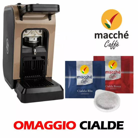 Macchina Caffe Spinel Ciao a Cialde Carta Nera, Bianca, Rossa, Silver o  Tortora