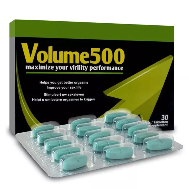 Volume 500 Maximiert Ihre Potenzleistung für Männer 30 Tabletten