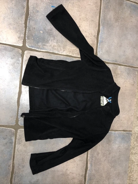 Jacke Fleece Ski Schnee Unterjacke Rockpoint 146 Schwarz Uni