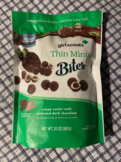 Edward Marc Girl Scouts Thin Mints Bites, 20 Ounce (Expires 2/8/2025)
