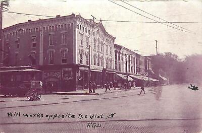 New York, NY, Glens Falls, Warren Street UDB 1906 Postcard
