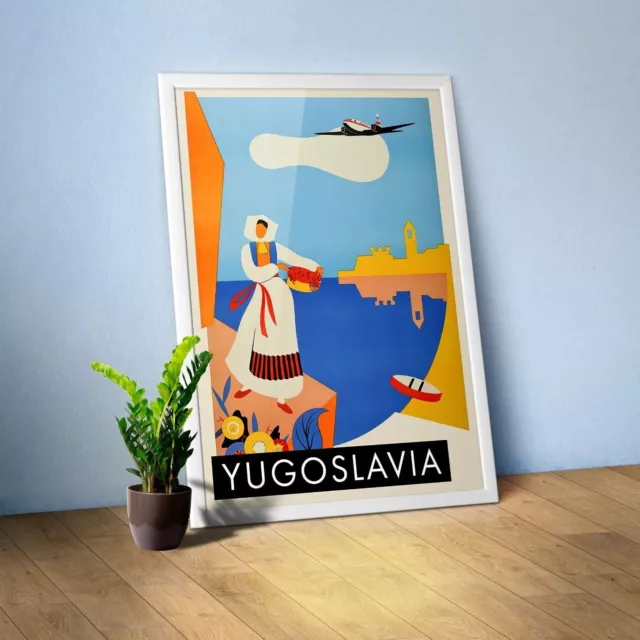 Yugoslavia, 1952 — retro vintage travel poster