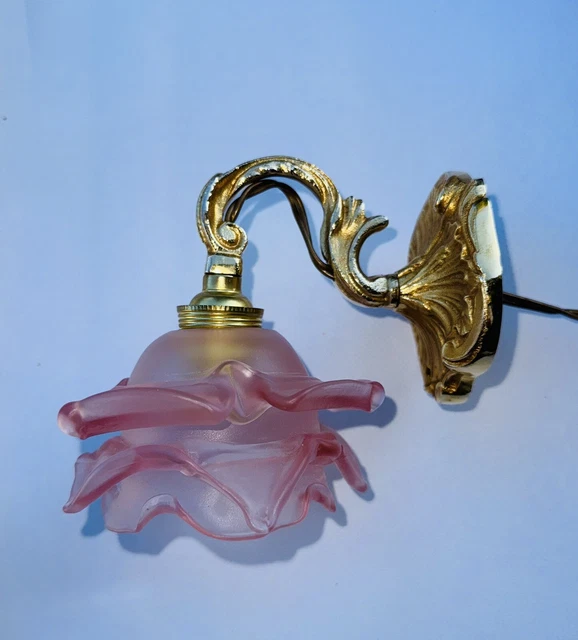Petite applique murale cylindrique dorée - Liv