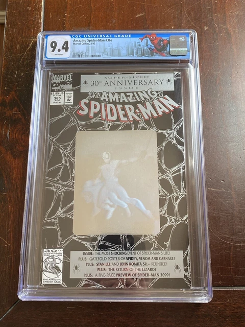 Amazing Spider-Man #365 : CGC 9.4 : 1st App Spider-Man 2099 : 30th Anniversary