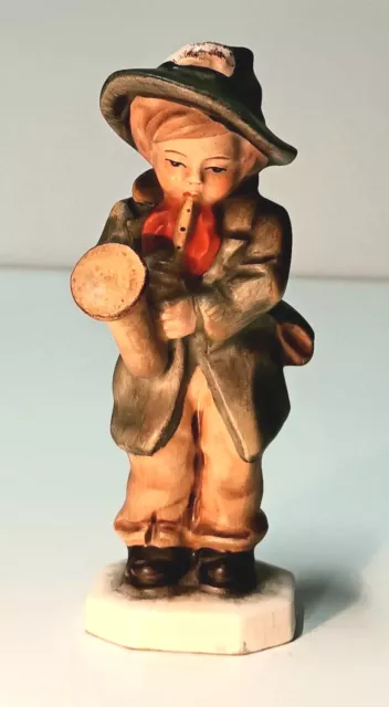 Vintage Friedel Boy Playing Saxaphone Figurine Germany Hand Painted