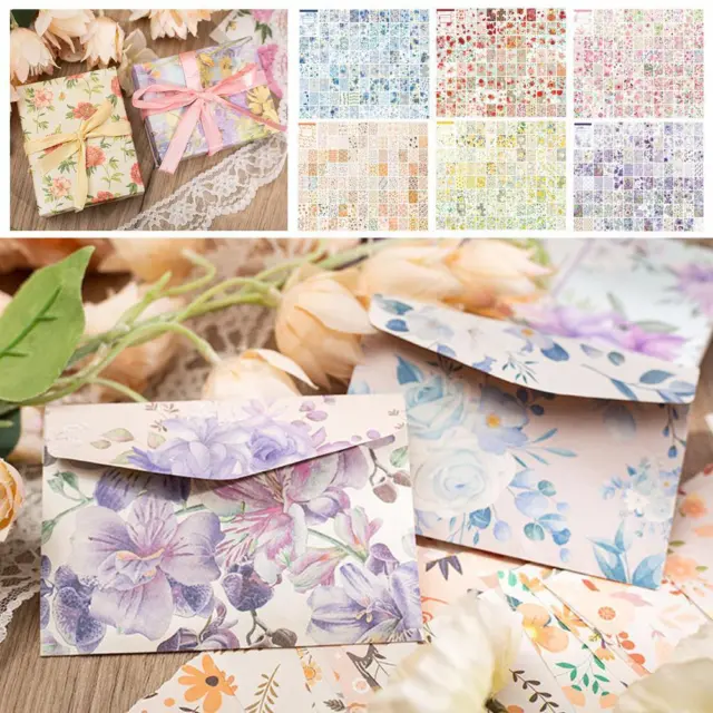 100pcs Scrap Booking100pcs/set Handmade Flower Material Diy Paper Scrapbook K5M2