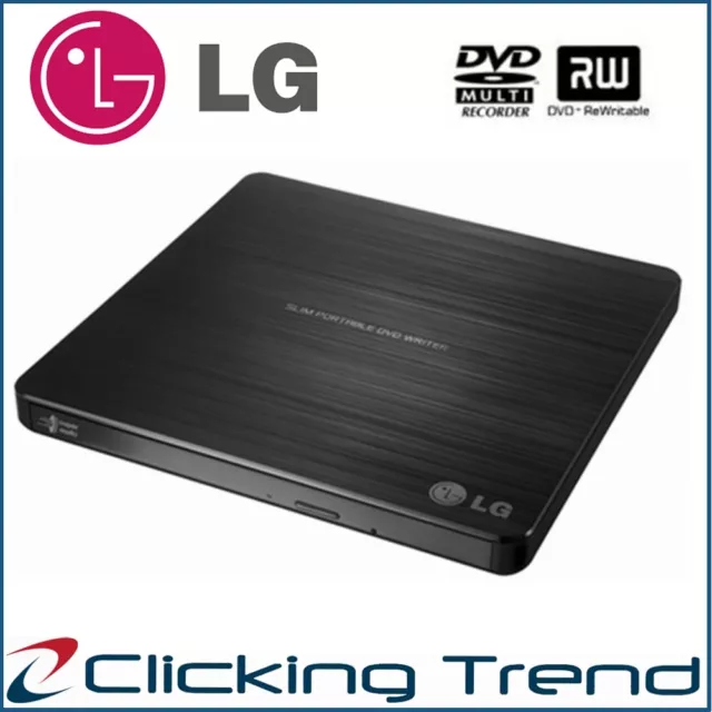 External DVD Drive LG USB DVD CD RW Burner Laptop Potable Optical Player Writer