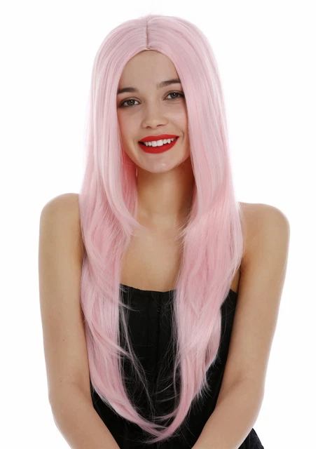 Perruque Cosplay Femme Rose Bouclée - Longues Pigtails - Style Harajuku - Taille Unique Neuf