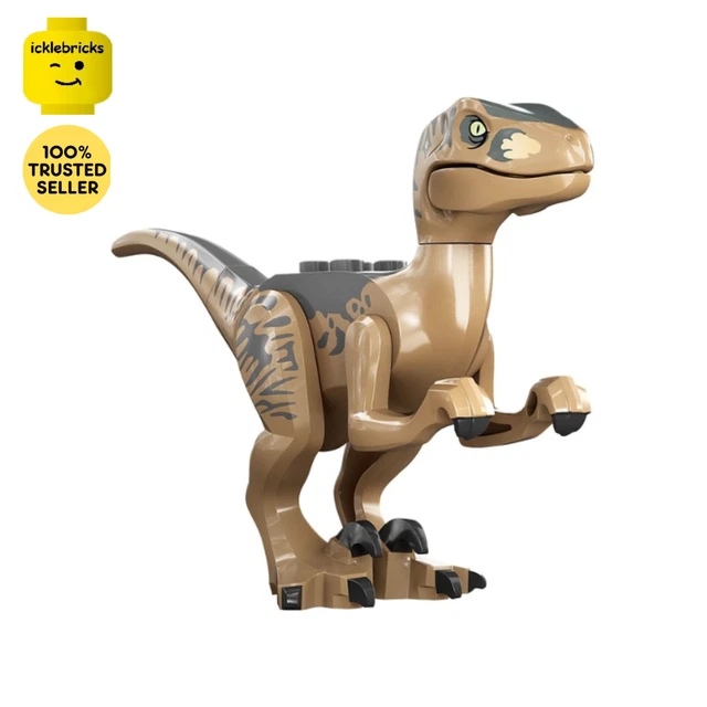 LEGO JURASSIC WORLD - Raptor Dinosaur Dark Tan Velociraptor - From set ...