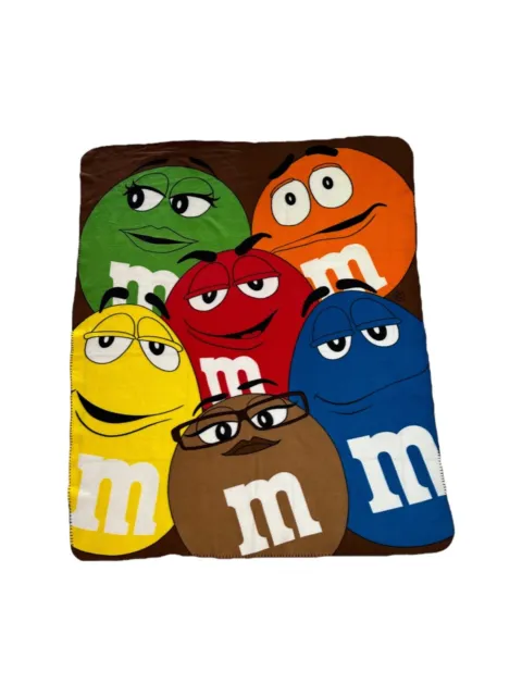 M&M's World 6 Characters Throw Blanket