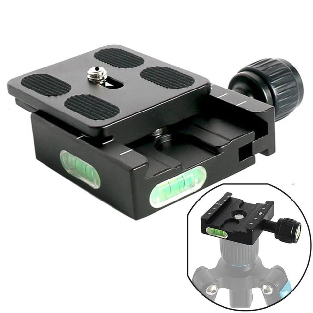 Piastra Rapida A Sgancio Rapido In Alluminio – Vite 1/4 Pollice – Lunghezze 40/50/60/70/100 Mm – Compatibile Con Teste A Sfera E Treppiedi ACRA, KIRK, RRS