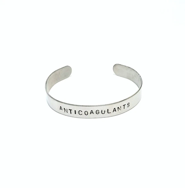 Brazalete de acero inoxidable de emergencia de alerta médica SOS