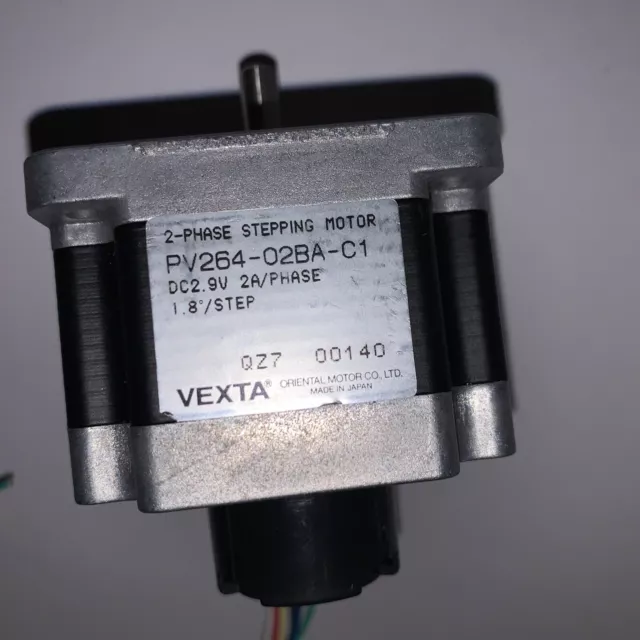 Vexta 2-Phase Stepper Motor PV264-02BA-C1, DC2.9V 2A/Phase 1.8 Deg. Step Robotic 2