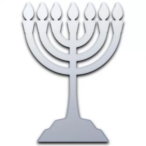 Menorah Espejo Acrílico (Varios Tamaños) 2