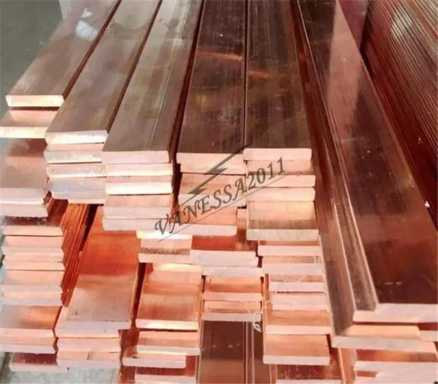 1pcs NEW 99% Copper T2 Cu Metal Flat Bar Plate 3mm x 40mm x 500mm
