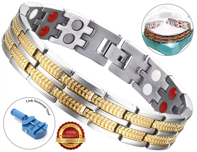 Magnetic Bracelet Arthritis Carpal Tunnel Health Relief Bio Therapy