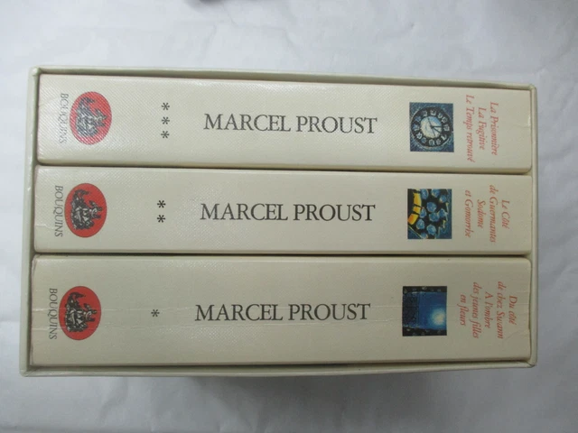 COFFRET PROUST &A la recherche du Temps perdu" complet 3 Volumes