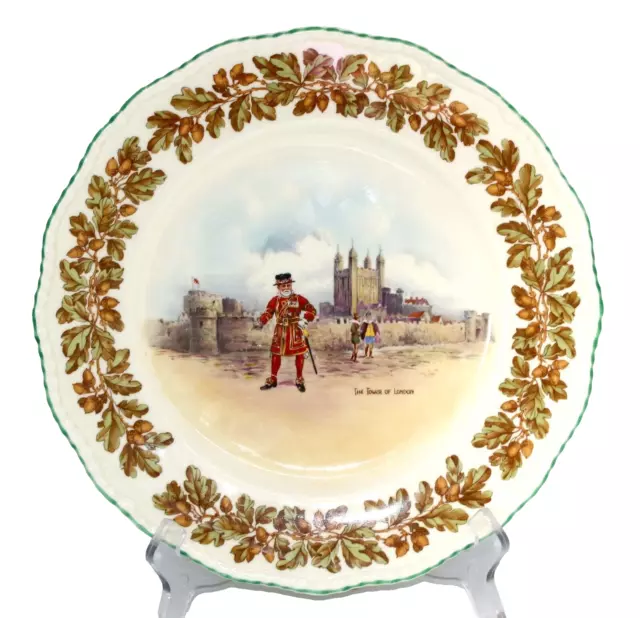 Rare Royal Doulton The Tower Of London, Large Series Ware Plate - Dates To 1946