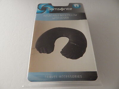 Samsonite Inflatable Neck Pillow With Cover New
