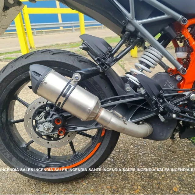 ktm duke 125 slip on exhaust