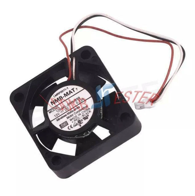 For NMB MAT 3 Pin 3 Wire 30mm x 10mm 1204KL-04W-B59 Fan 12V 0.12A