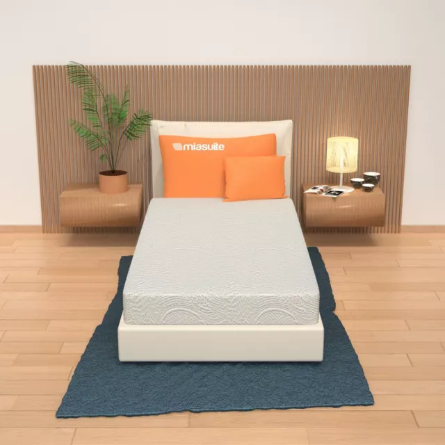 Matelas déhoussable 90x190 Hauteur 20 cm - Memory Foam, orthopédique, indéfor...