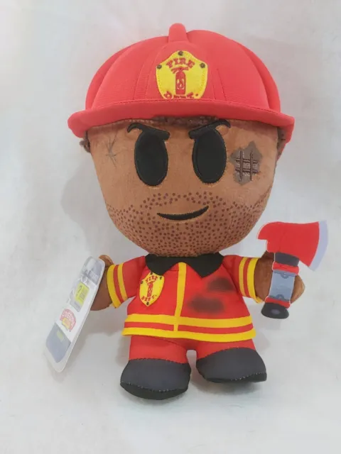 ROBLOX DevSeries LIVETOPIA Roleplay FIREFIGHTER 8" Plush w DLC Code