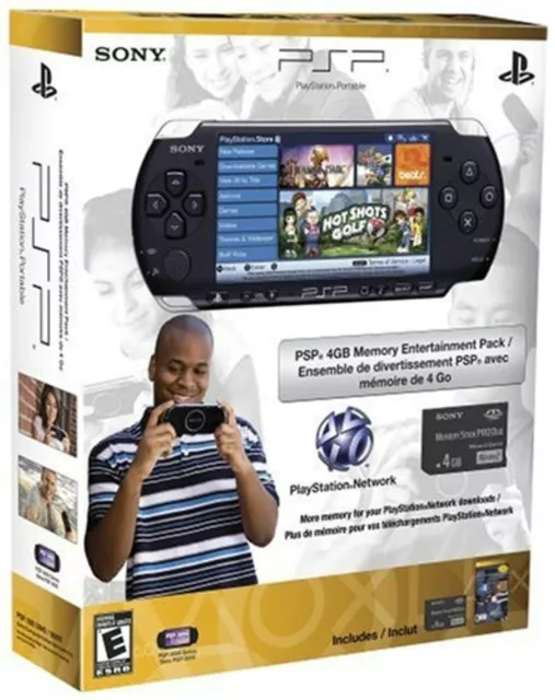  PlayStation Portable 3000 Core Pack System - Piano Black :  Video Games