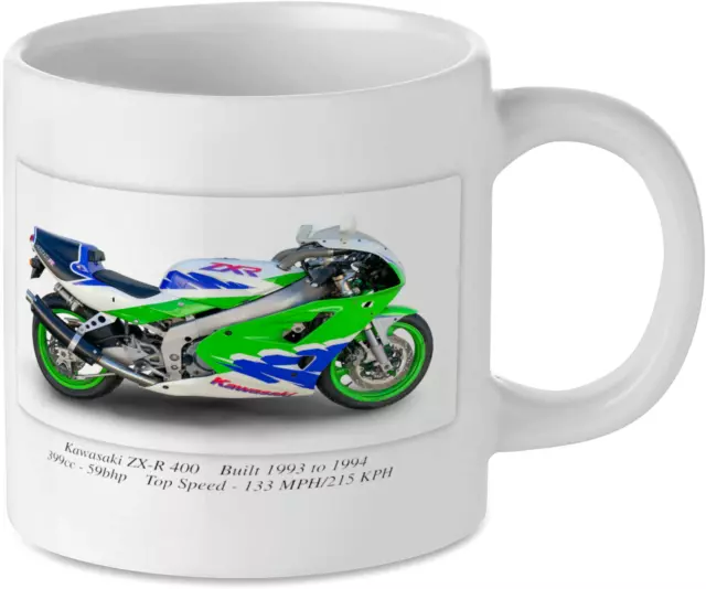 Kawasaki ZX-R 400 Motorcycle Motorbike Tea Coffee Mug Biker Gift Printed UK