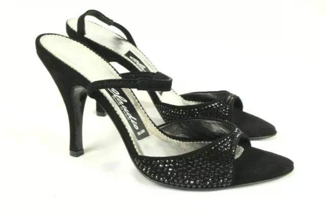 Les Baisers Envoi Etoiles Femmes Chaussures Daim Noir Taille 36 Italie Détail