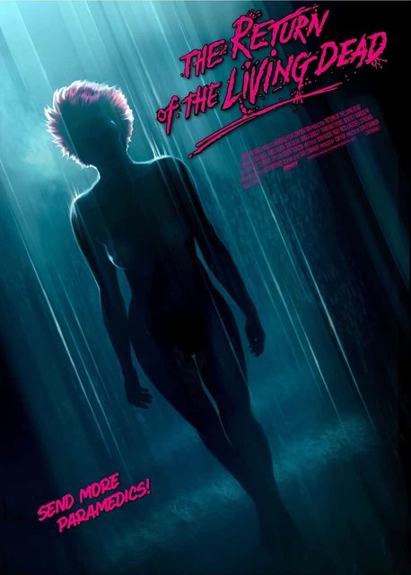 AFFICHE ZOMBIES / LE RETOUR DES MORTS VIVANTS 2 / GERMAN