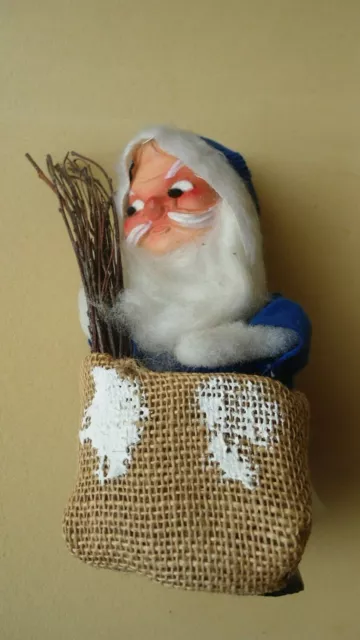 alter Nikolaus Weihnachtsmann Deko Figur  Größe 18 cm