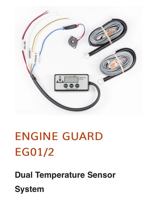ENGINE TEMPERATURE MONITOR Alarm Bus Coach Vanhool ERF MAN Volvo ...