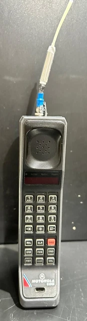 Motorola 8500X Mobile Phone Cell Vintage Brick with case - untested for parts