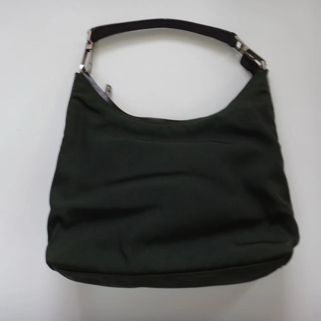 Gucci Bag Signature Canvas Tote Black Used