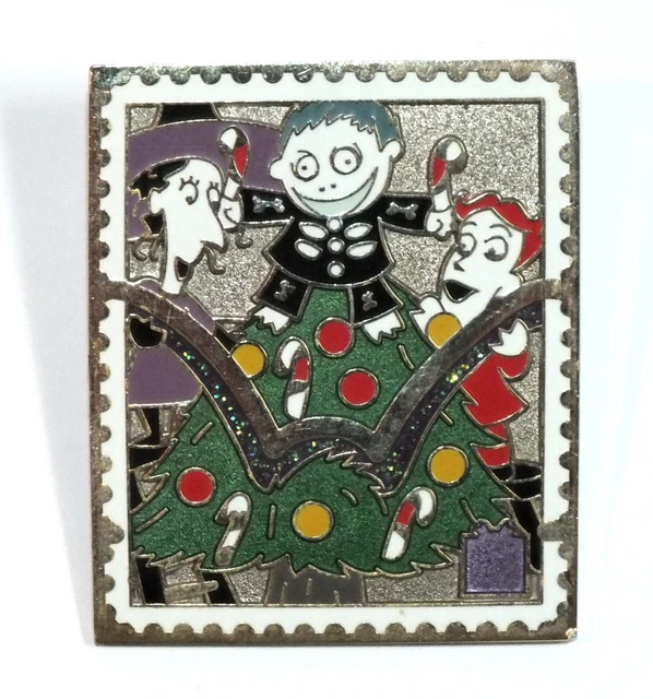 Disney Pin Trading Nightmare Before Christmas Puzzle Stamp Lock Shock Barrel NBC