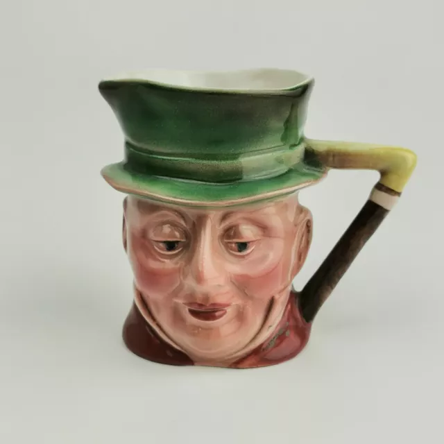 ~ Vintage ~ Beswick England 674 ~ Mr Micawber ~ Ceramic Character Jug ~ 9 CM ~