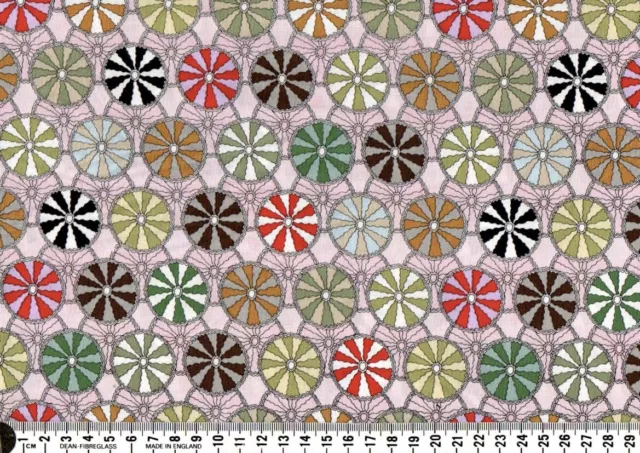 1/2 metre - 50cm x 110cm - 100% Cotton Fabric Quilting Material - Colourful