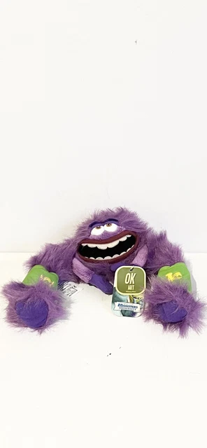 DISNEYLAND PARIS DISNEY Pixar Monsters Inc “Art” Purple Monster Plush ...