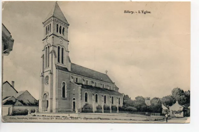 SILLERY - Marne - CPA 51 - l' église