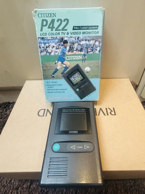 CITIZEN T530 PORTABLE Pocket LCD TV Radio Vintage £19.35 - PicClick UK