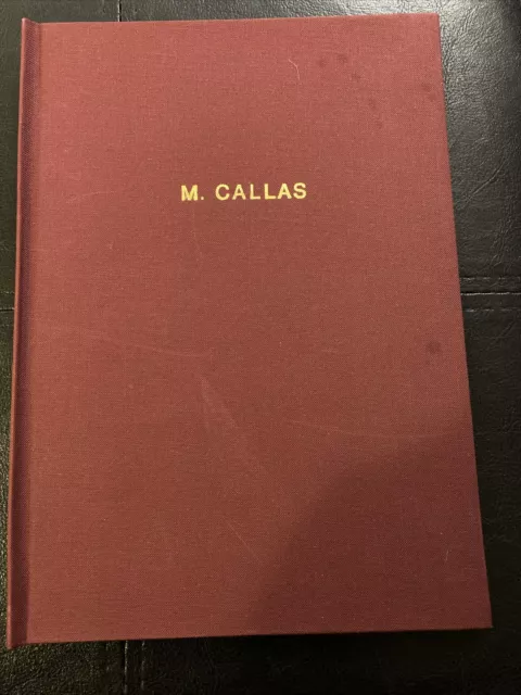 🚨 Very Rare Maria Callas Macbeth Program From Teatro alla Scala 1952-1953 BOUND