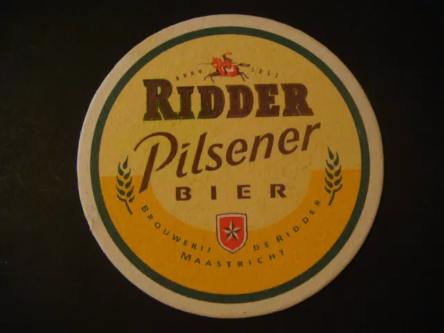 Bière dessous de Verre ~ ~ Brouwerij Ridder Pilsener Bier ~ Maastricht,Le